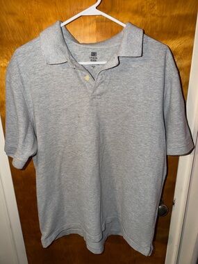 Faded Glory Light Gray Men’s Polo